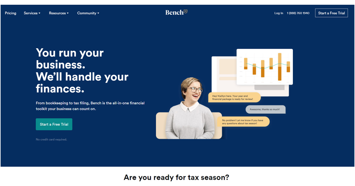 Bench Accounting Software Platform