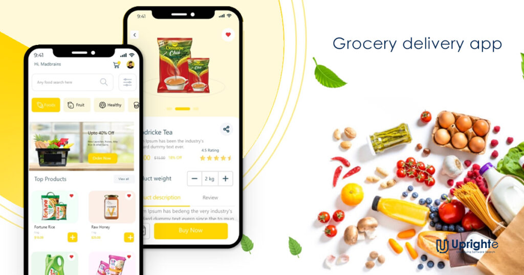 Grocery delivery app