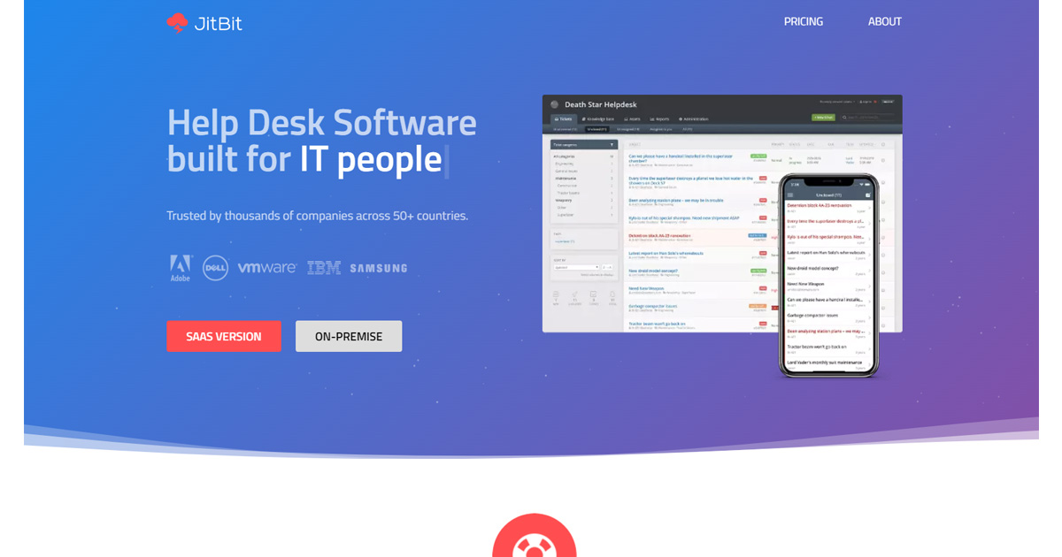 Jitbit Best Help Desk Software