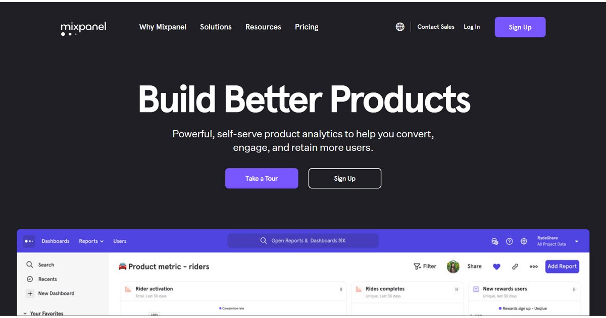 Mixpanel Build Better Products