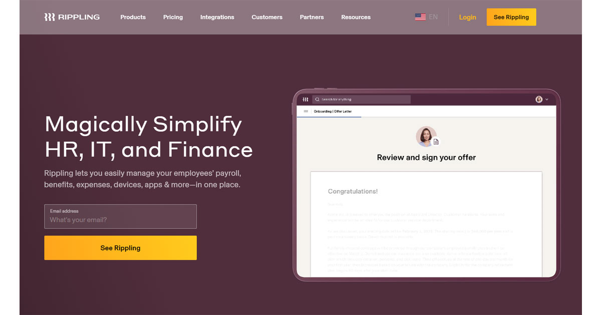 Magically Simplify HR, IT, and Finance