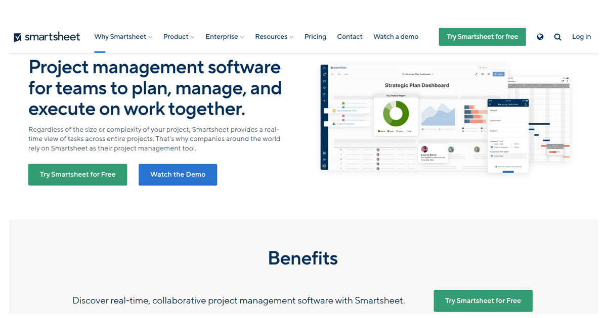Uprighte Trends Smartsheet Best Project Management Software