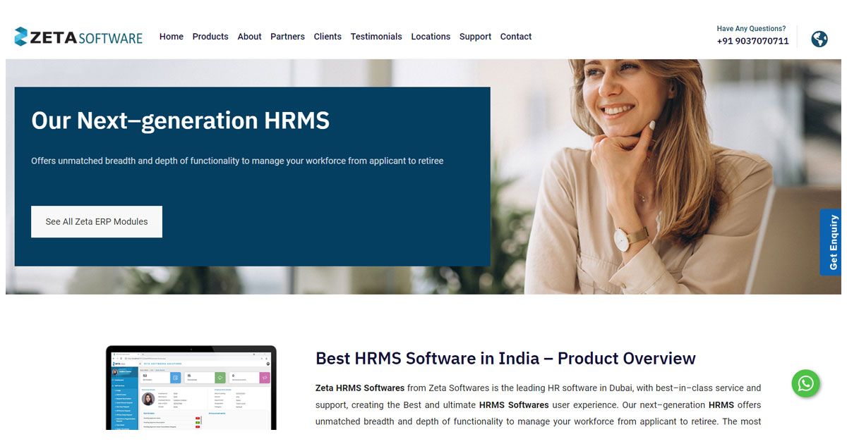 Zeta HRMS Best HRMS Software in India